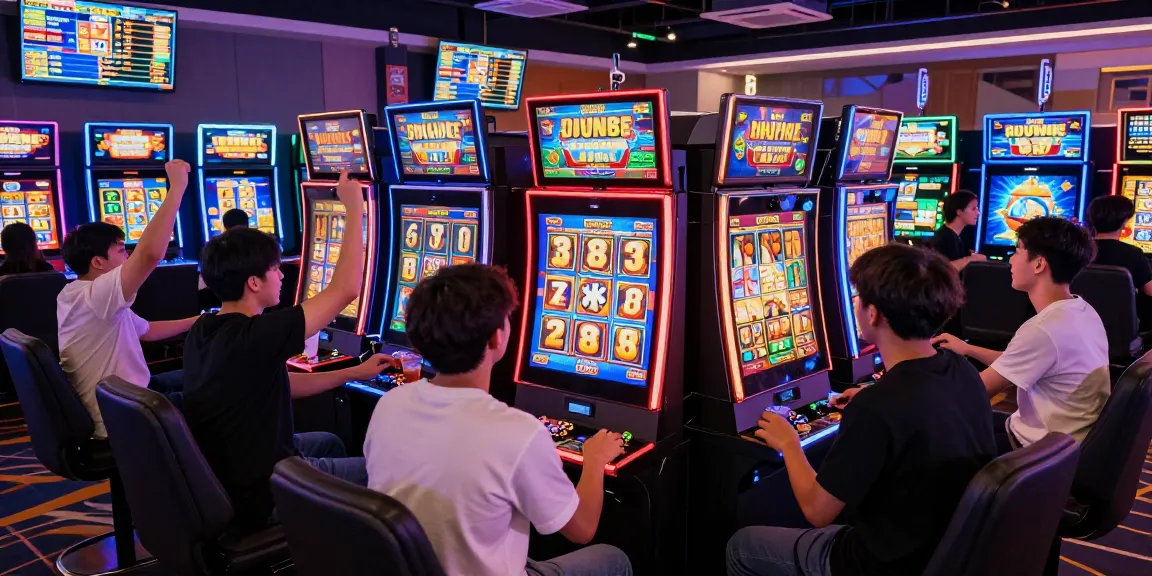 Pengalaman slot gacor dalam permainan kasino online dengan pemain yang merayakan kemenangan jackpot.