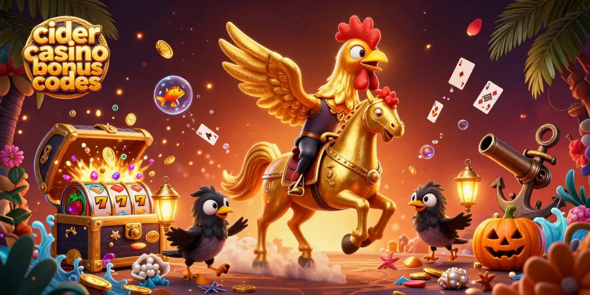 Join the excitement with cider casino bonus codes while diving into treasure-filled slots and animated characters.