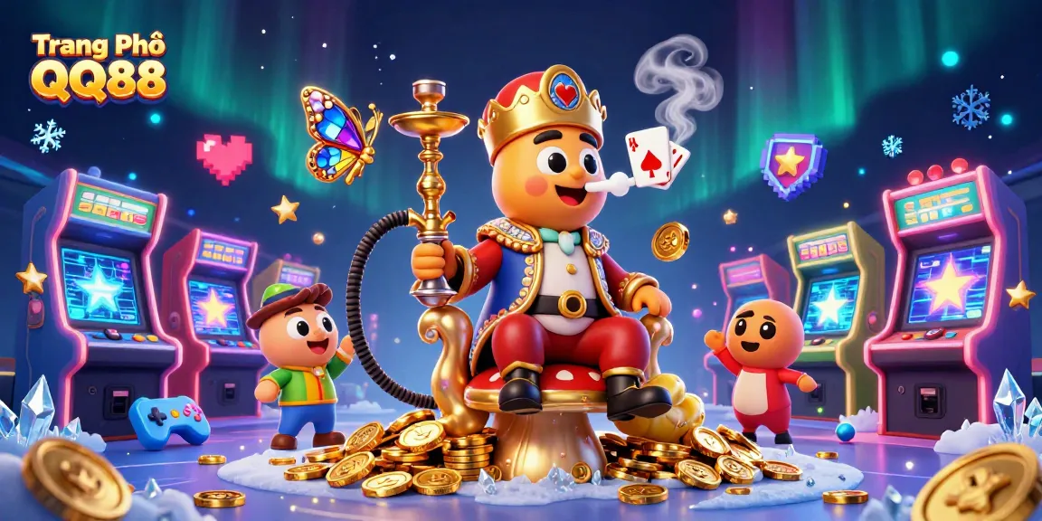 Experience thrilling games at Trang Chủ QQ88, featuring exciting casino elements and vibrant 3D visuals.