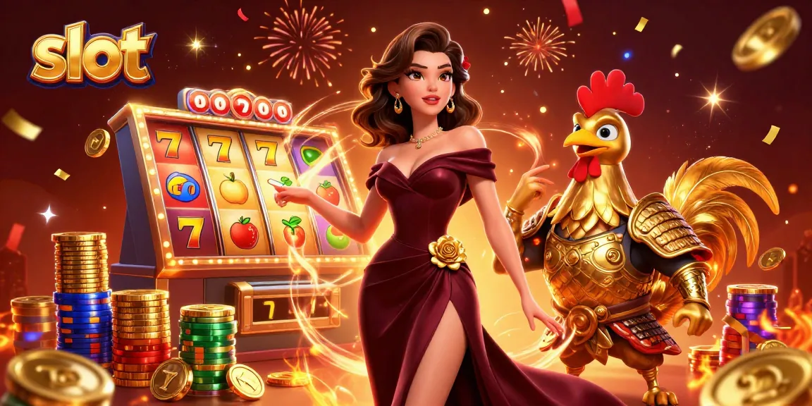 Experience the thrill of slot gaming with vibrant visuals and dynamic characters