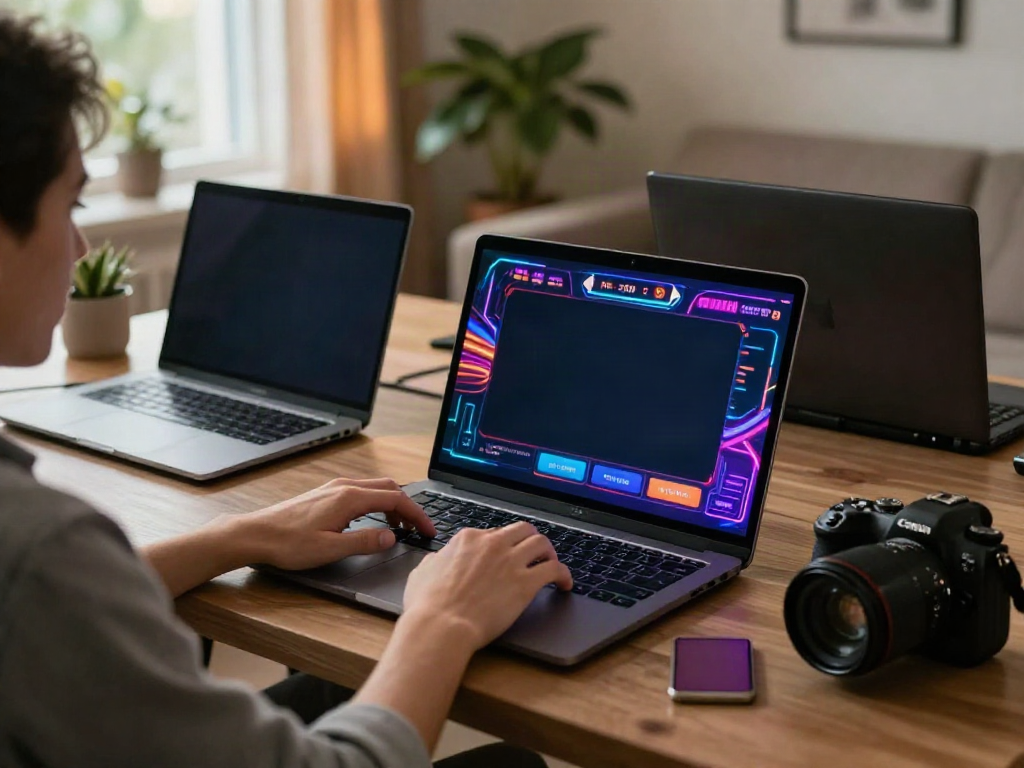 Engaging akunjp online gambling scene with colorful game display and cozy atmosphere.