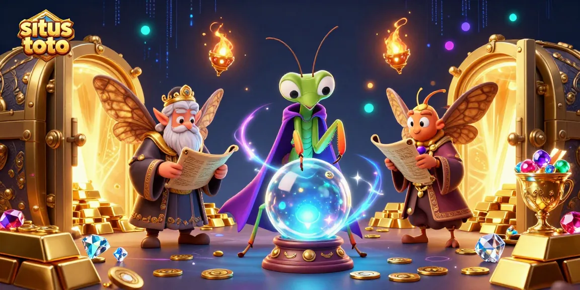 Engage with situs toto at an exciting online casino featuring vibrant characters and golden treasures.