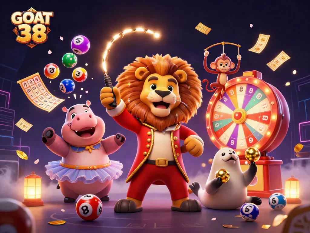 Experience exciting wins at GOAT 38 with an engaging carnival of colorful games and dynamic lottery elements.
