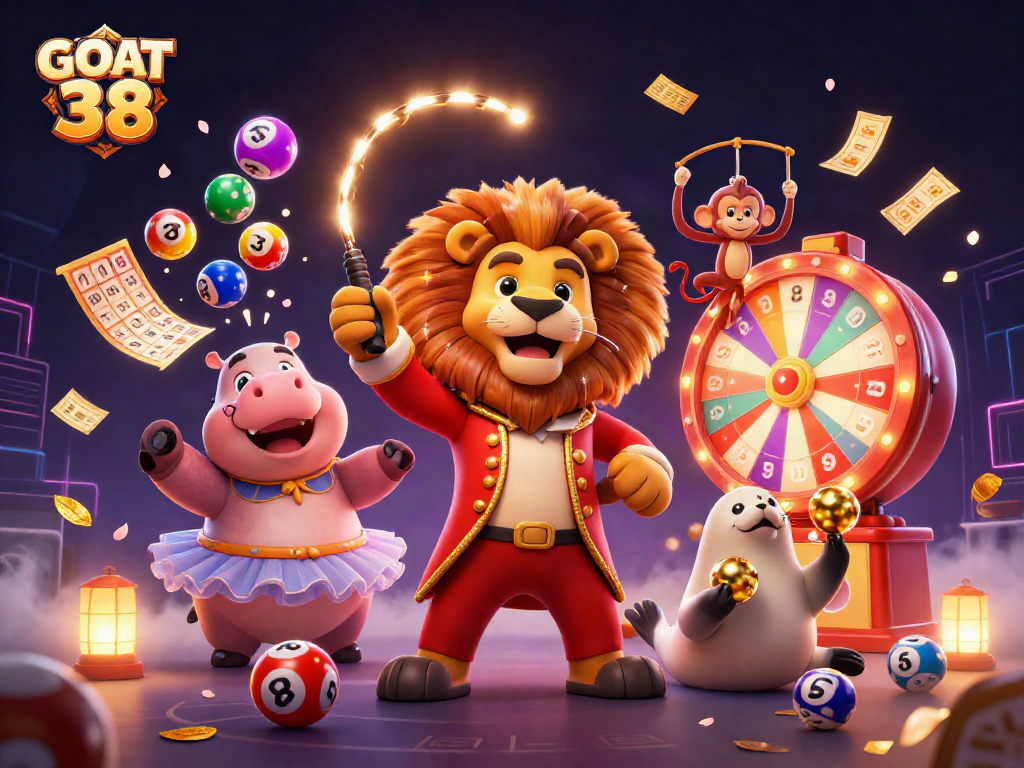 Experience exciting wins at GOAT 38 with an engaging carnival of colorful games and dynamic lottery elements.