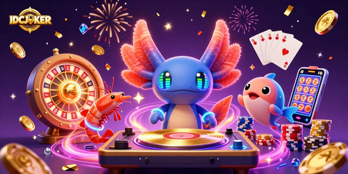 Engage with IDCJOKER's vibrant 3D casino scene featuring lucky sevens and exciting golden rewards.