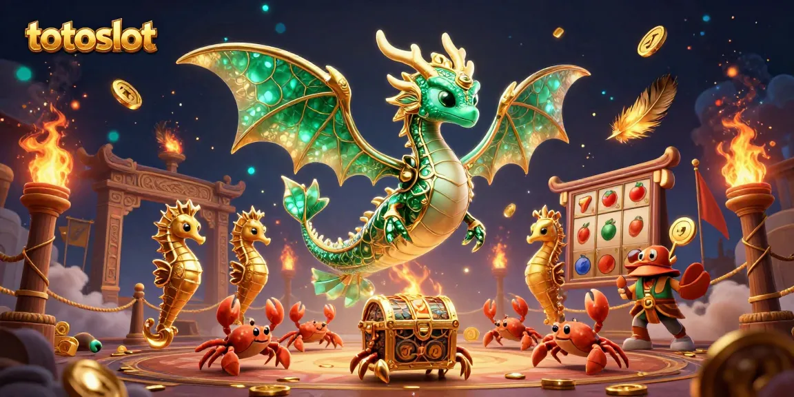 Spin the lucky reels in the vibrant totoslot world featuring dynamic sea creatures and treasure.