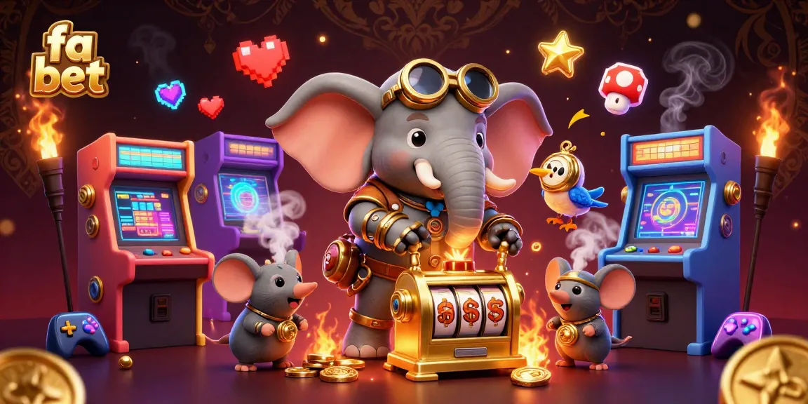 Experience the thrilling games at fa bet with exciting 3D characters and vibrant casino elements.