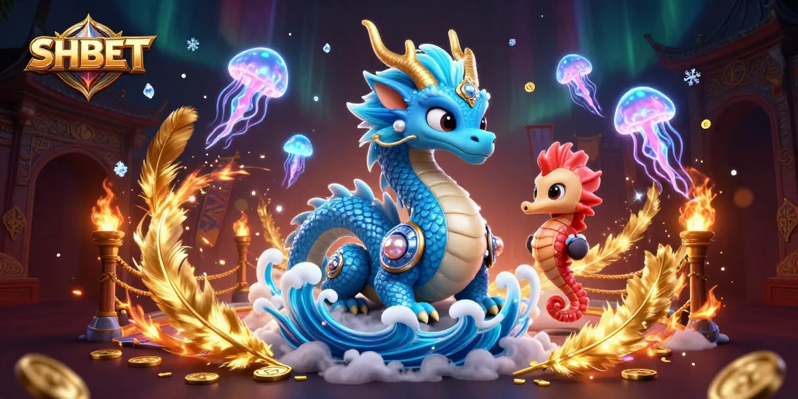 Experience thrilling gaming with SHBET’s vibrant casino scene featuring fantastical creatures and dynamic betting elements.
