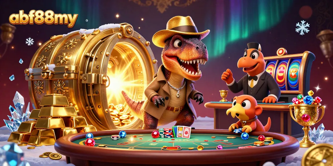 Experience thrilling gaming at afb88my with vivid casino characters and vibrant slot reels.