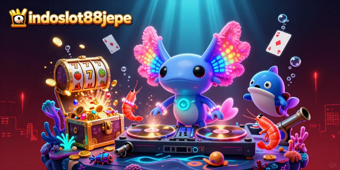 Experience gaming with indoslot88jepe while enjoying slots and vibrant underwater elements.