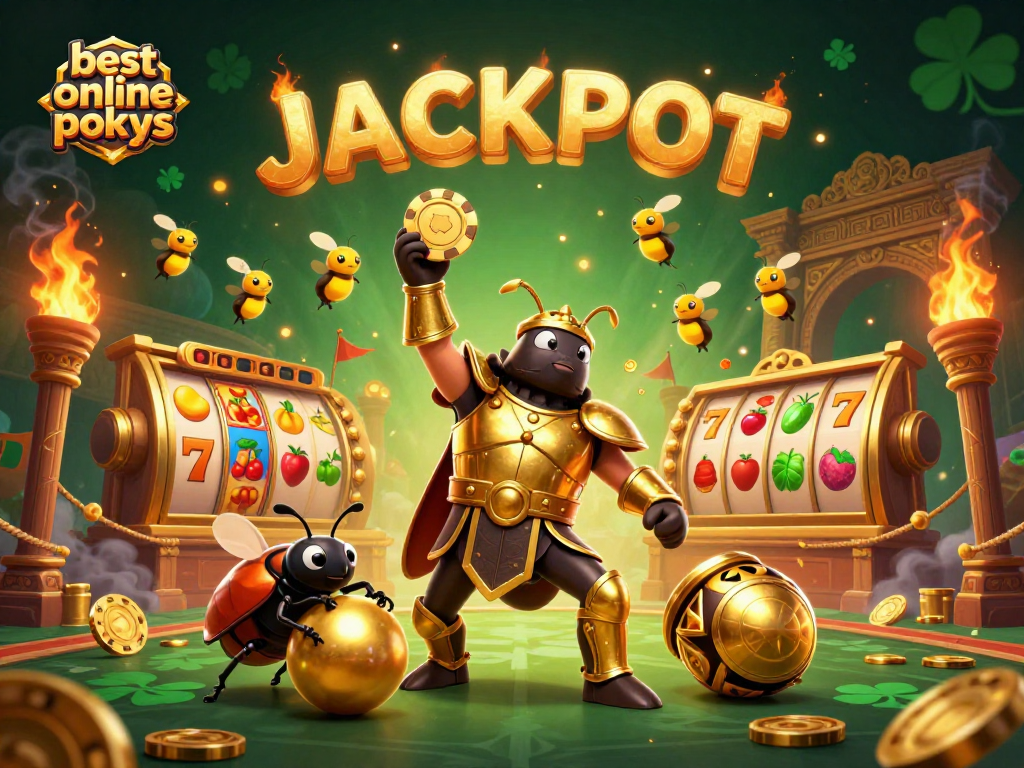 Experience the excitement of the best online pokies with dynamic 3D illustrations of lucky symbols and victorious characters.