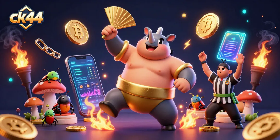 Experience thrilling moments at ck44 online casino with 3D sumo champion beetles in action.