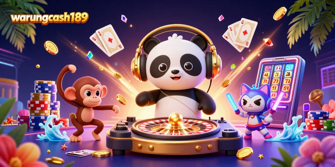 Experience the thrill of warungcash189 with our lively casino scene featuring dynamic characters and exciting gambling elements.
